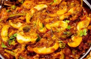 रेस्टोरेंट जैसा कढ़ाई मशरूम बनाने का तरीका - Kadai Mushroom Recipe in Hindi
